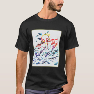 Camiseta Kilroy estuvo aquí coloreado WWII