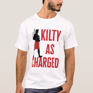 Camiseta Kilty con Chiste de píun divertido Kilt cargado