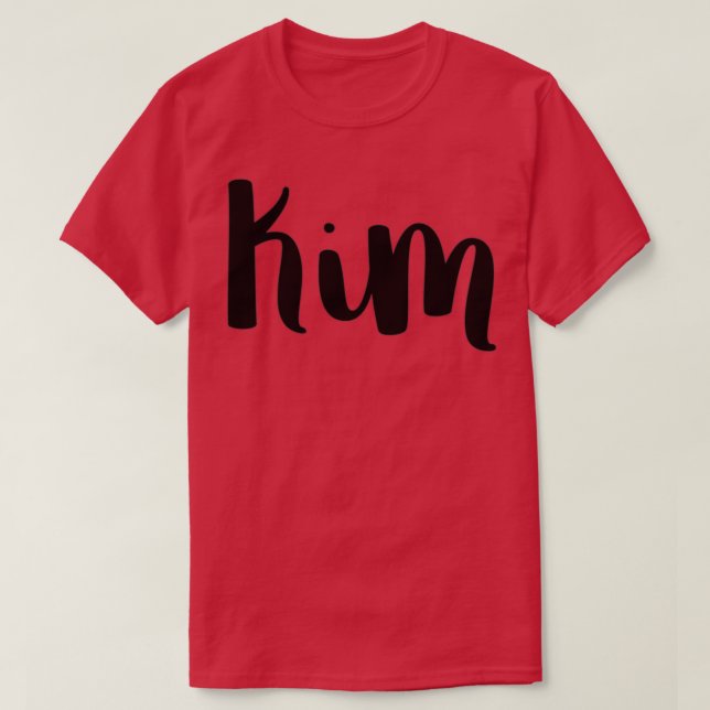 Camiseta Kim (Diseño del anverso)