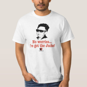 Camiseta Kim Jong Il ningunas preocupaciones tengo la