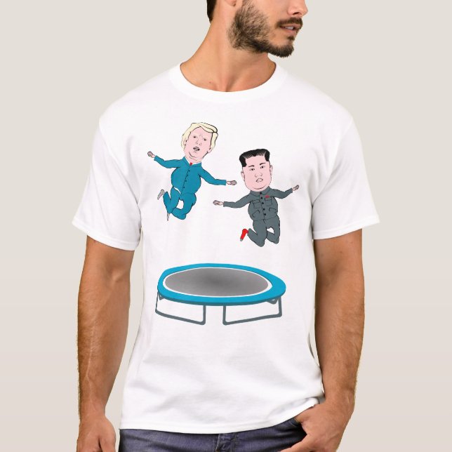 Camiseta Kim Jong Un y el presidente Trump (Anverso)