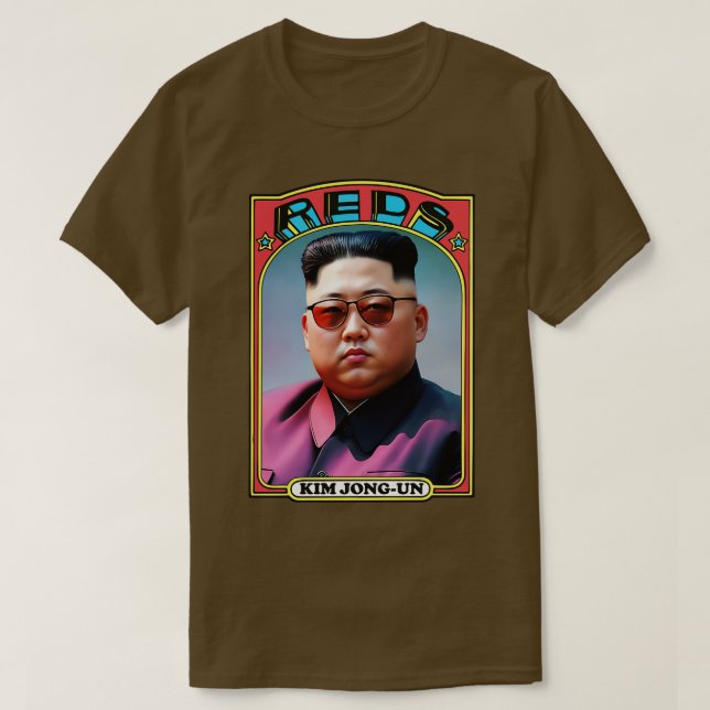 Camiseta Kim JongUn Retro Comercio Comunista d (Diseño del anverso)