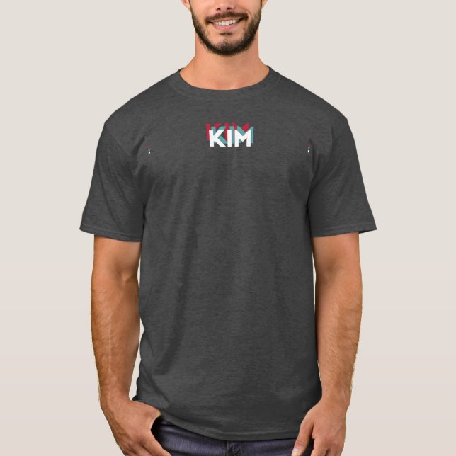 Camiseta Kim Name Funny Name Kim 80s theme (Anverso)