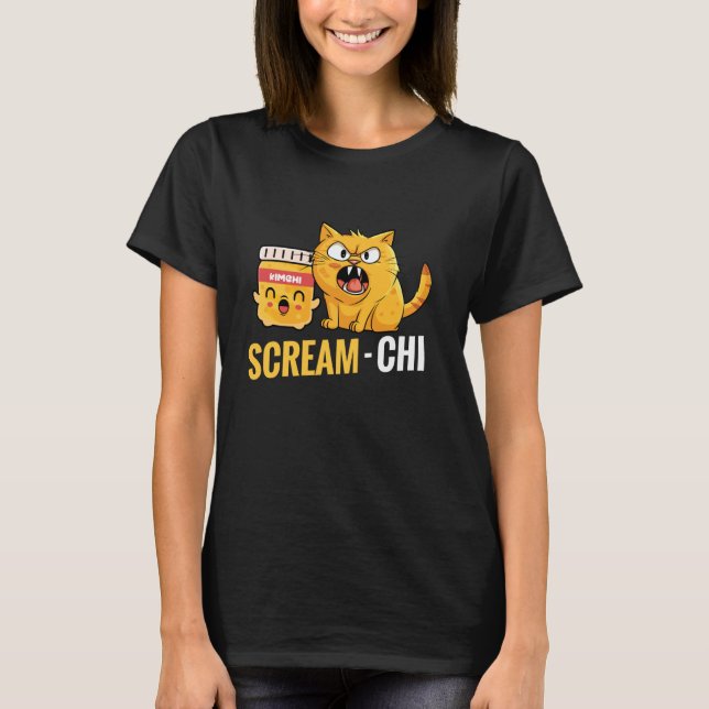 Camiseta Kimchi Cocina surcoreana Desh Scream-Chi K (Anverso)