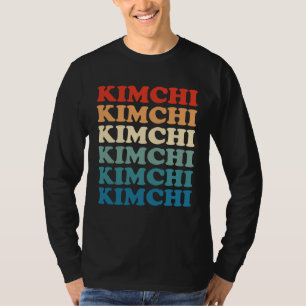 Camiseta Kimchi Comida Coreana Asiática Retro Vintage