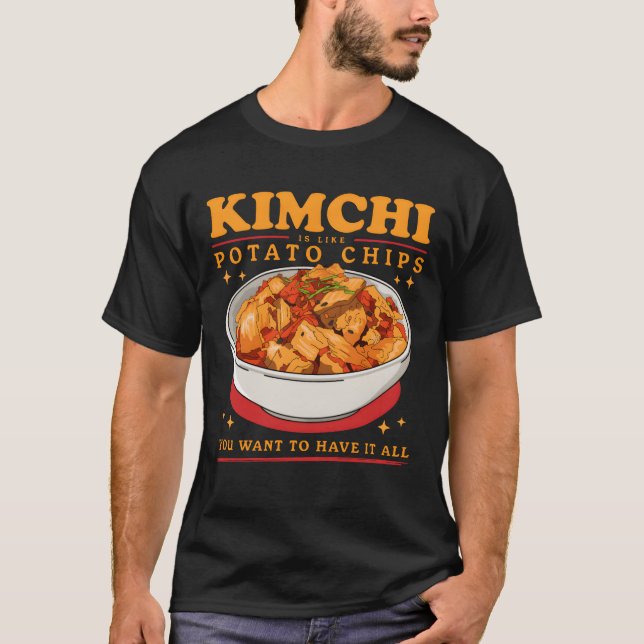 Camiseta Kimchi Es Como Kimchi Comida Coreana chico (Anverso)