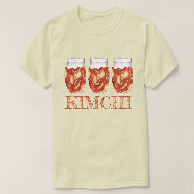 Camiseta Kimchi Fermentó La Cocina Coreana De La Basura (Diseño del anverso)