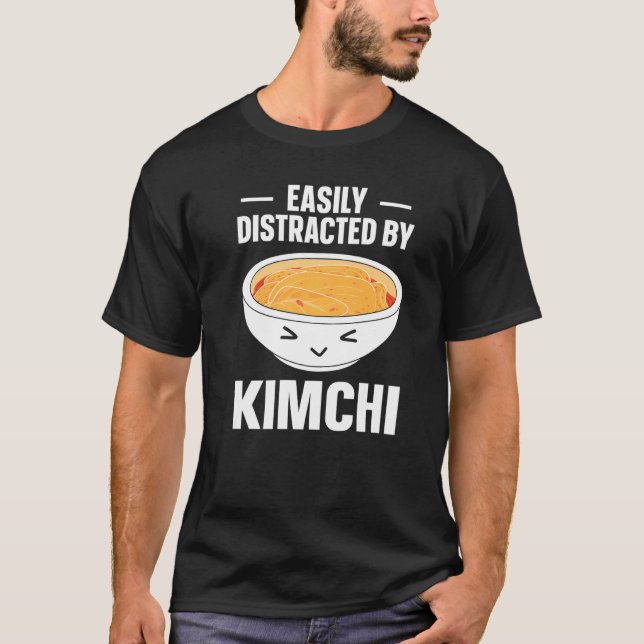 Camiseta Kimchi: La Comida Coreana Distrada Fácilmente Por  (Anverso)
