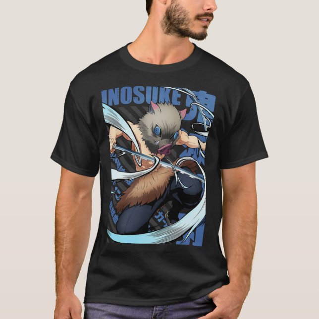 Camiseta Kimetsu no Yaiba - Inosuke Hashibira Essential T-S (Anverso)