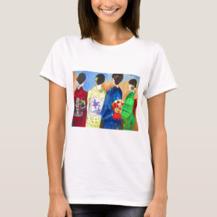 Camiseta Kimono de primavera arte japonés Geisha
