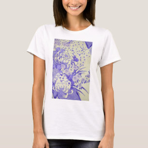 Camiseta KIMONO japonés Textil, crisantemo