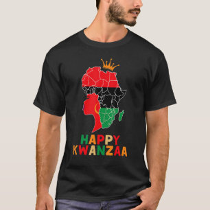 Camiseta Kinara Seven Principios Africanos Kwanzaa A