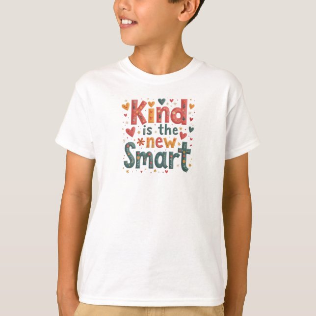 Camiseta  Kind is the New Smart – SEL Quote Design (Anverso)