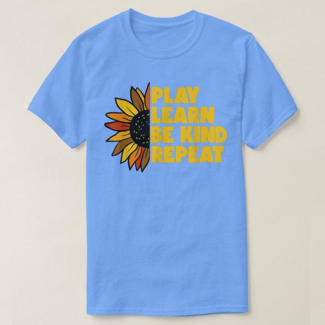 Camiseta Kind Play Aprende A Repetir El Día De La Unidad No (Diseño del anverso)