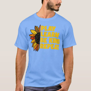 Camiseta Kind Play Aprende A Repetir El Día De La Unidad No