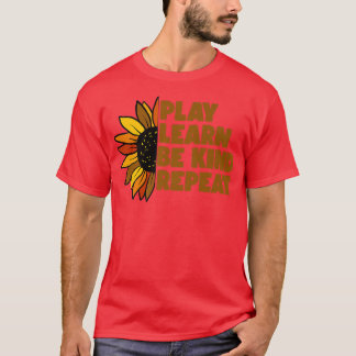 Camiseta Kind Play Aprende A Repetir El Día De La Unidad No