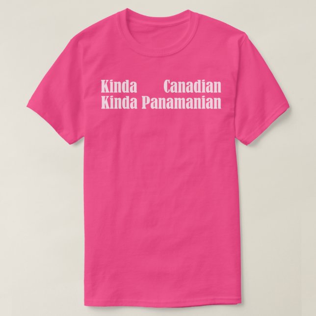 Camiseta kinda canadá kinda panamanian mix (Diseño del anverso)