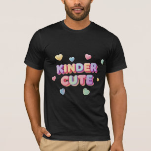 Camiseta Kinder Cute - Jardín de Infancia Pastel Regreso a
