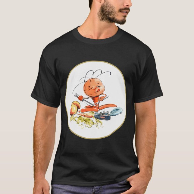Camiseta KINDER está almorzando (Anverso)