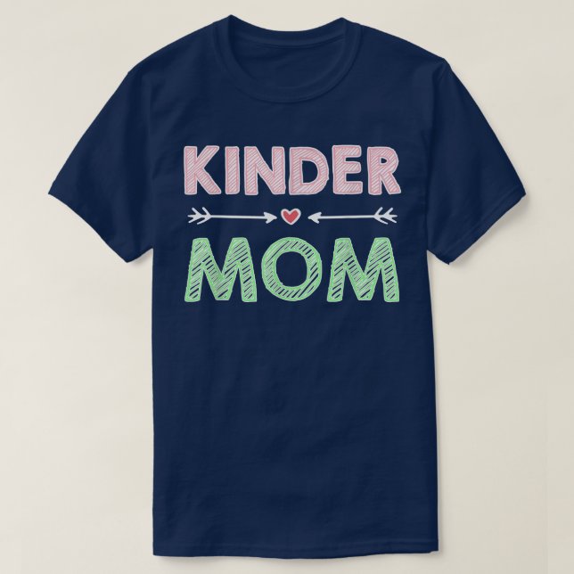Camiseta Kinder Mom (Kindergarten Mom) T-Shirt (Diseño del anverso)