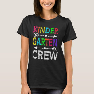 Camiseta Kindergarten Crew Back To School  For Teacher Stud