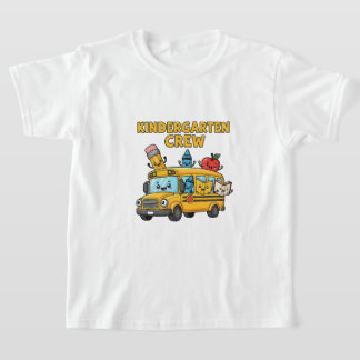 Camiseta Kindergarten Crew | Recortar de vuelta al autobús