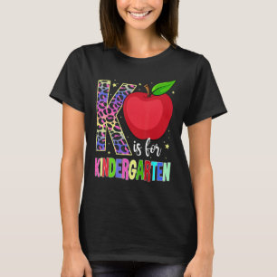 Camiseta Kindergarten Cute Leopard K Es Para Kindergarten T