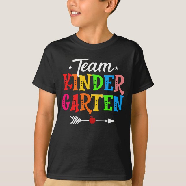 Camiseta kindergarten de equipo (Anverso)