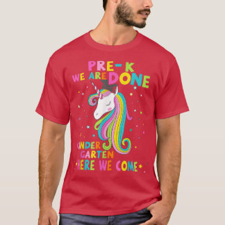 Camiseta KINDERGARTEN De Unicornio Mágico PreK 