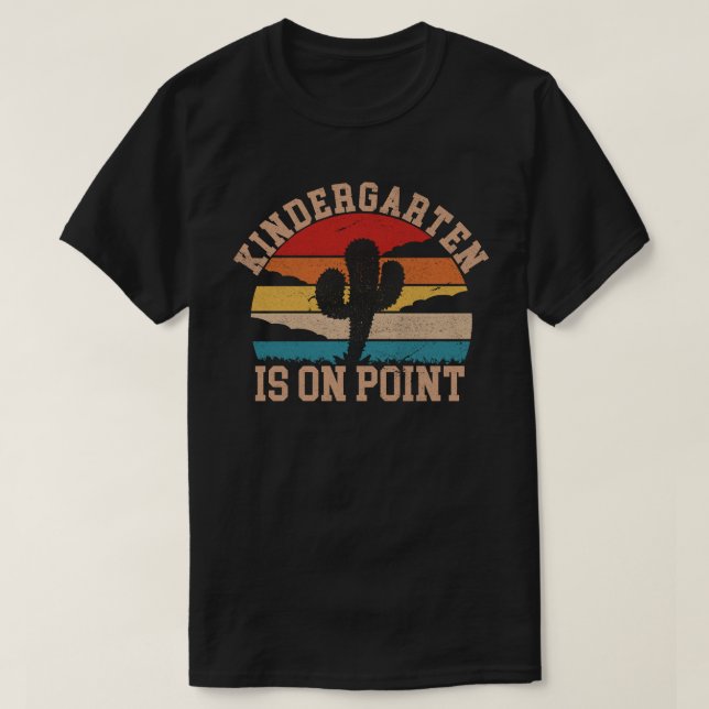 Camiseta kindergarten está de vuelta en la escuela (Diseño del anverso)