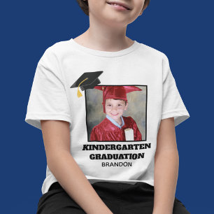 Camiseta Kindergarten Graduation Photo Custom Graduate Kids