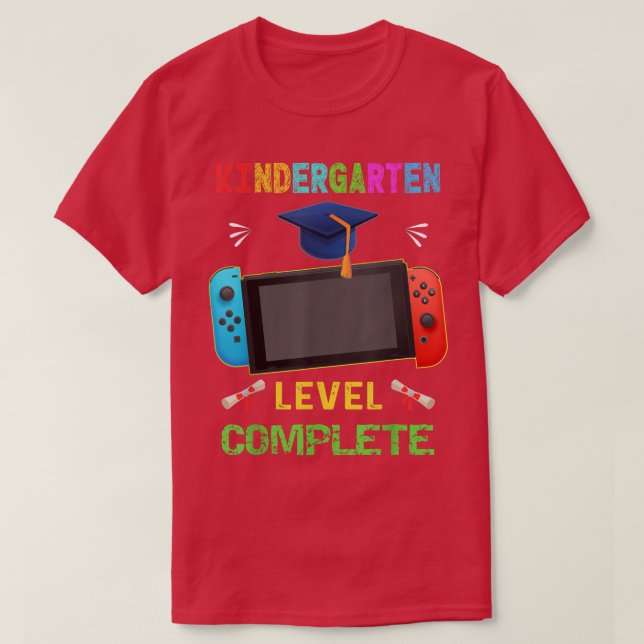 Camiseta Kindergarten Level Complete Graduation class 2022  (Diseño del anverso)