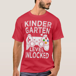 Camiseta Kindergarten Level Unlocked Video Game Back to Sch