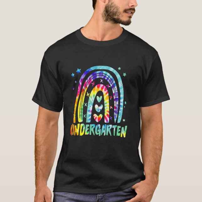 Camiseta Kindergarten Rainbow Team Kinder Squad Girls Boys (Anverso)