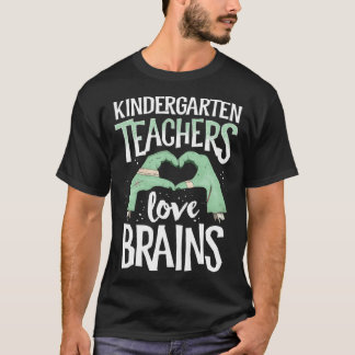 Camiseta Kindergarten Teachers Love Brains Children s Hallo