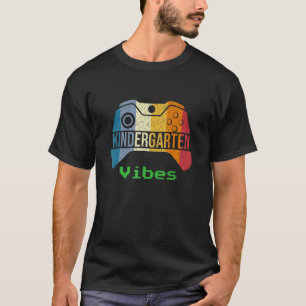 Camiseta Kindergarten Vibes First Day Of School Video Game 