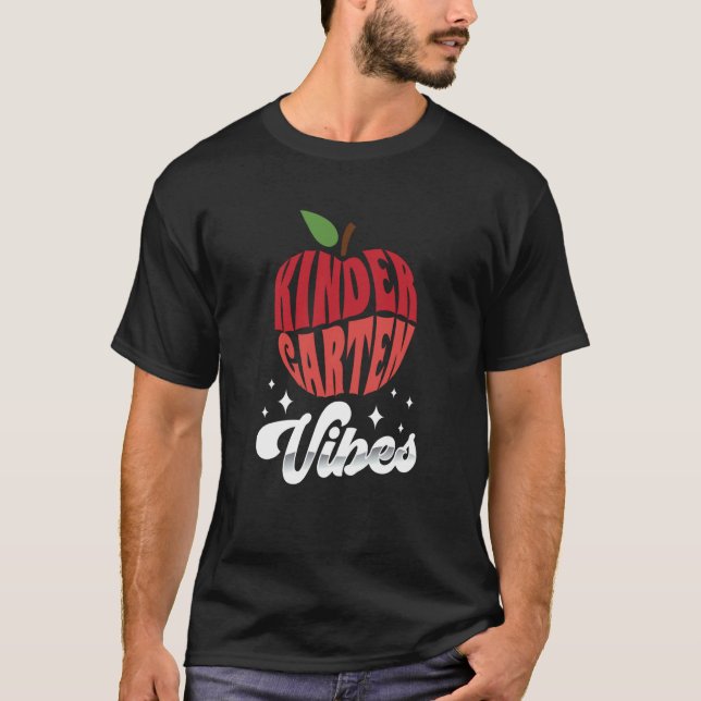 Camiseta Kindergarten Vibes Sayings Kids Children Cute (Anverso)