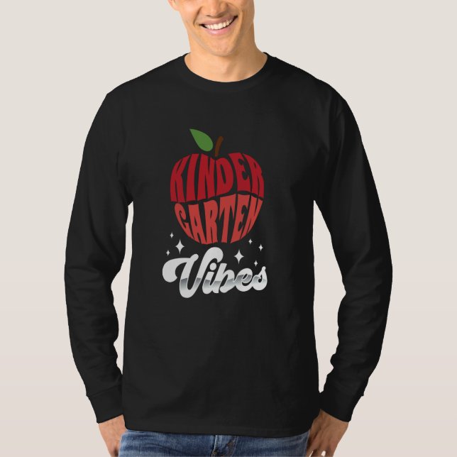 Camiseta Kindergarten Vibes Sayings Kids Children Cute (Anverso)