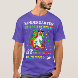 Camiseta Kindergarten We Are Done 1st Grade Here We Come Ki
