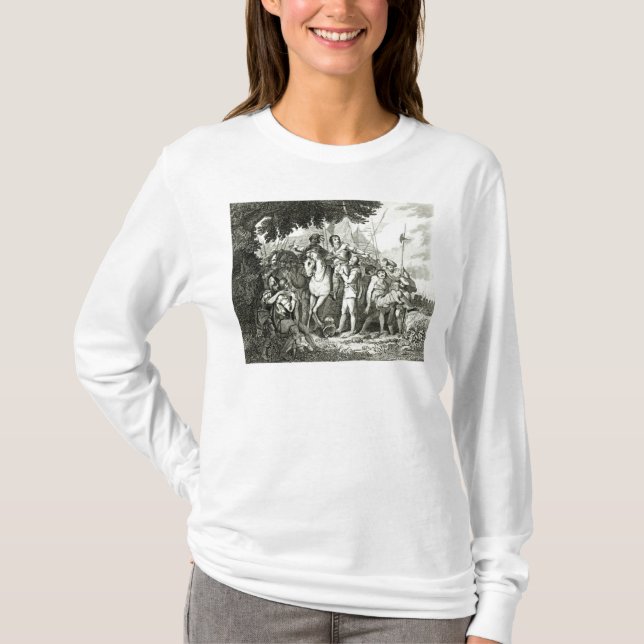 Camiseta Kindness a un soldado, 1815 de sir Philip Sidney (Anverso)