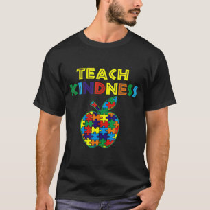 Camiseta Kindness Apple Puzzle Autistic Teach Gift