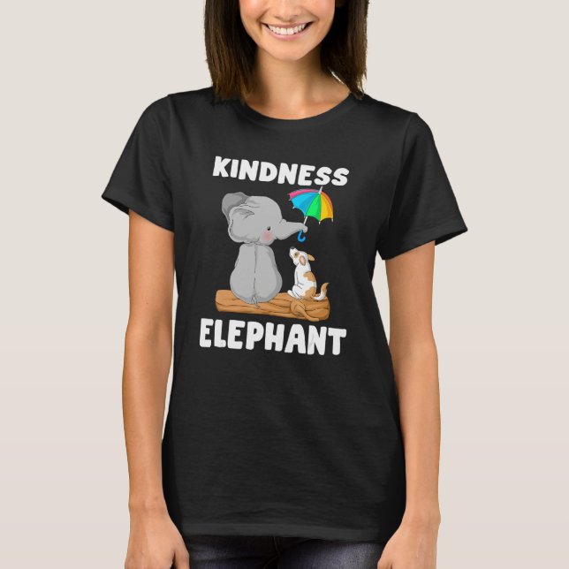 Camiseta Kindness elephant Unity Day  Orange Anti Bullying (Anverso)