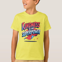Camiseta "Kindness Is My Superpower" Boys’ T-Shirt