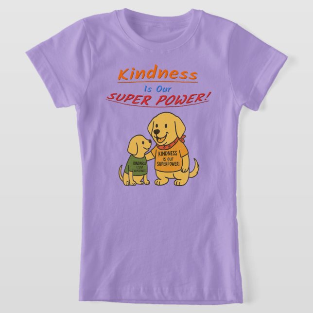 Camiseta “Kindness Is Our SuperPower” Buddy T‑Shirt (Distribución)