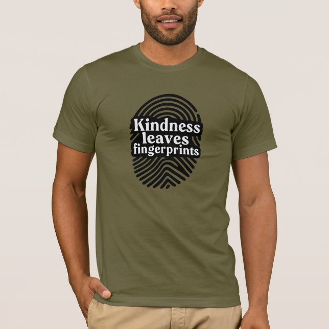 Camiseta Kindness Leaves Fingerprints (Anverso)