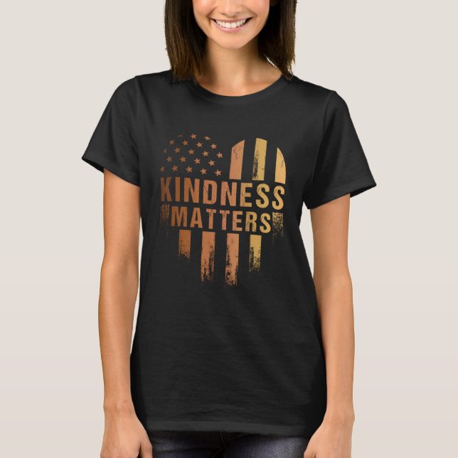Camiseta Kindness Matters Anti Bullying Diversity Inclusion (Anverso)