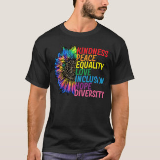 Camiseta Kindness Peace Equality Love Hope Diversity Human 