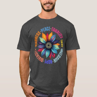 Camiseta Kindness Peace Equality Love Hope Diversity Human 