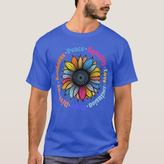 Camiseta Kindness Peace Equality Love Hope Diversity Human