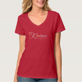 Camiseta Kindness V-Neck Tee - Nos Conecta A Todos